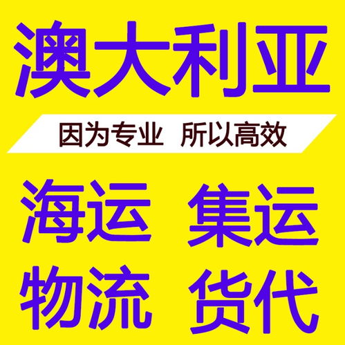 悉尼普貨海派專線 一站式國際貨運代理與雙清包稅海運物流服務